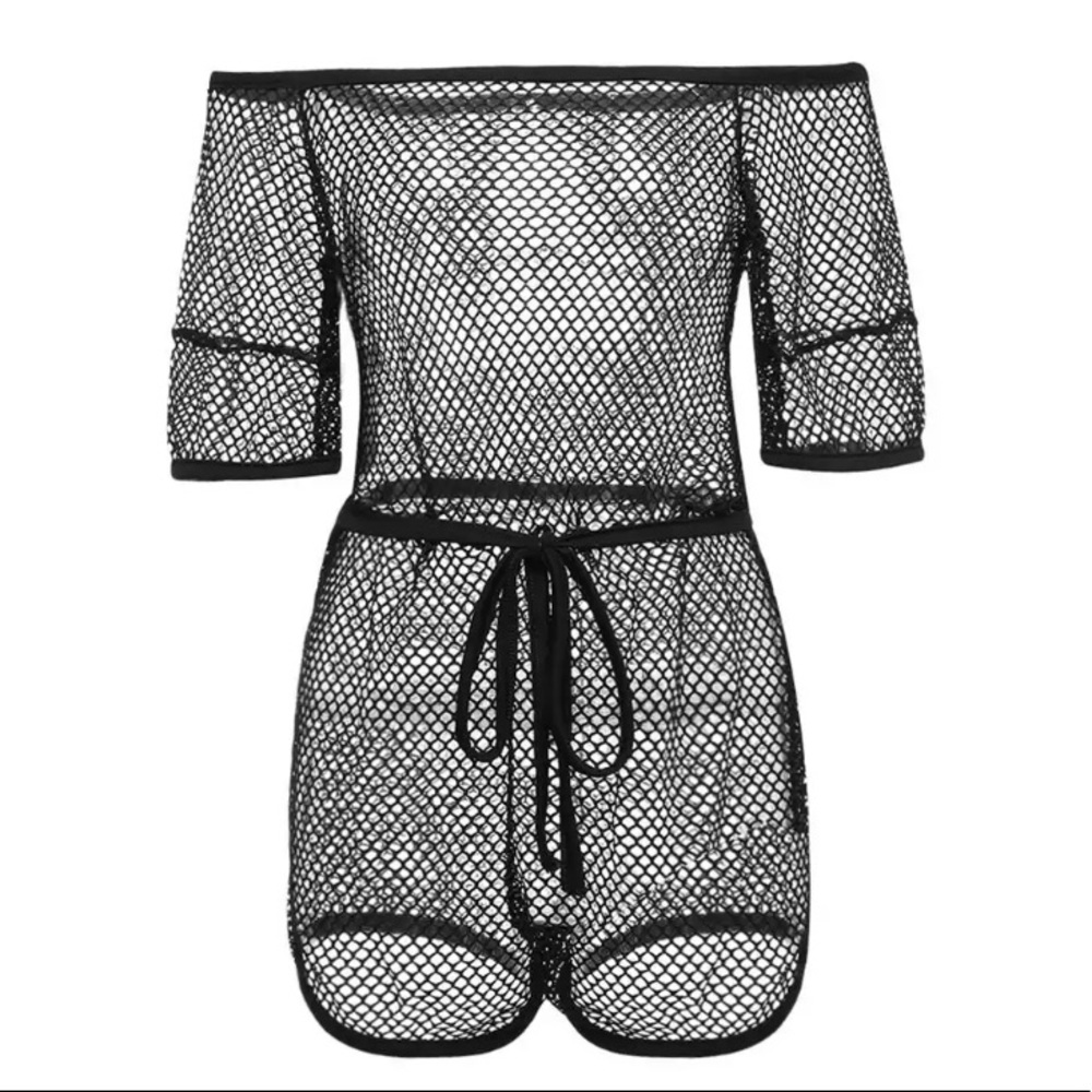 NEW! Fishnet Beach Cover-up - Picture 5 of 6